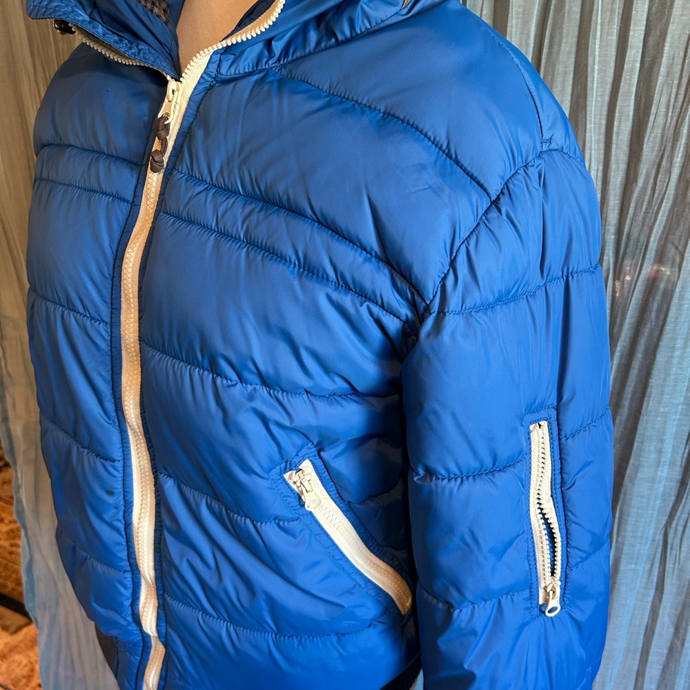 Blue Puffer Jacket - Picture 2 of 9